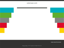 Tablet Screenshot of cyberape.com